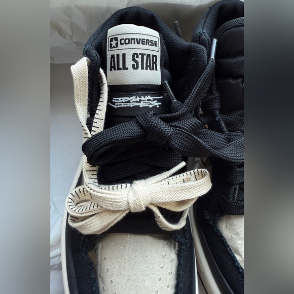 NEW 5M/6.5W Converse Weapon CX HI JOSHUA VIDES A00715C Black/Clear cork sneaker - Picture 7 of 11